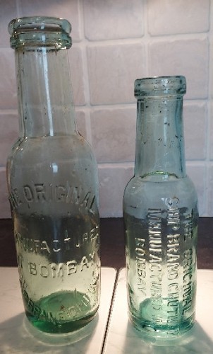 Vintage glass bottles - vintage,