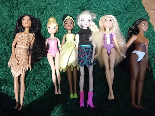 Disney dolls barbie - x6, style