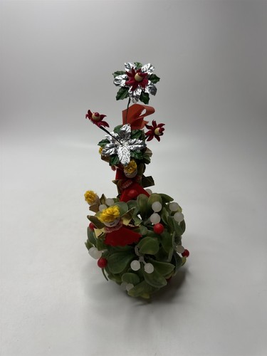 Vintage felt angels mistletoe - vintage,