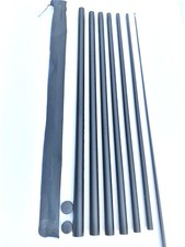 Take Apart 11m Fishing Pole ELASTIC FITTED & 6 Pole Rigs SHAKESPEARE CHALLENGE