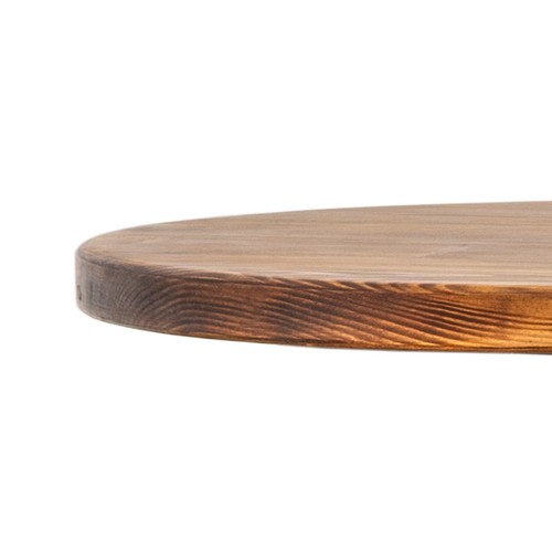 Reclaimed timber round table - timber,