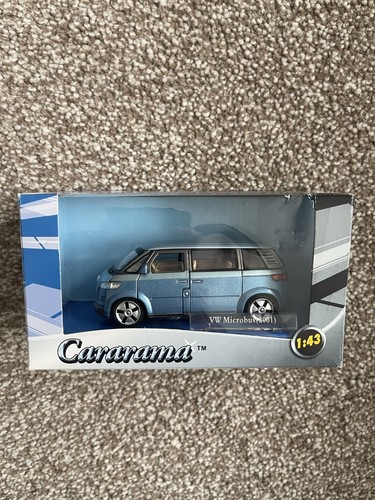 Cararama blue microbus 2001 - vw,