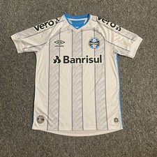 Authentic Gremio 2020-21 Away Football Shirt Kit White Brazil Umbro Men’s Medium