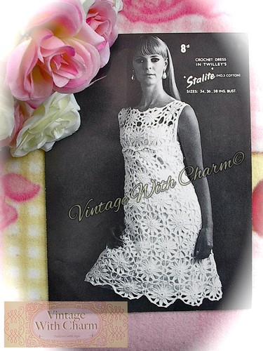 Vintage crochet pattern lady - crochet,