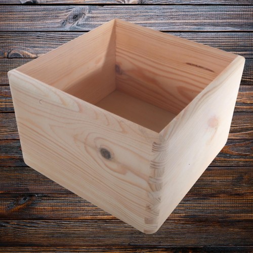 Wooden square storage - square,