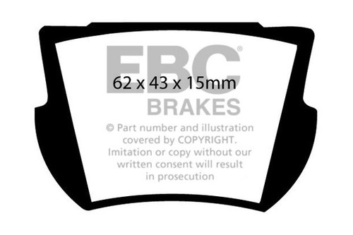 Ebc ultimax front brake pads - ultimax,