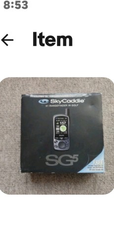 Skycaddie sg5 rangefinder - skycaddie,