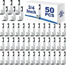 Zonon 50 Pcs Metal J Hooks, J