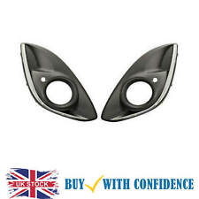 Vauxhall Corsa D Front Bumper Fog Grille With Chrome Pair Left & Right 2011-2014