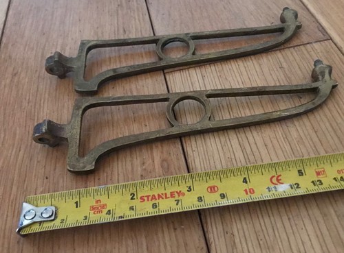 Pair vintage brass - pair, of
