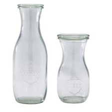 Pack of 6 Glass Jar/Jug w/