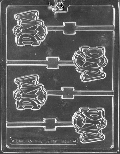 Diva lolly mold - diva,
