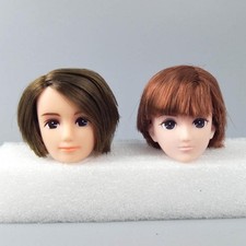 Soft Plastic High Quality DIY Doll Head Accessories for 1/6 Licca Boy Doll Toys