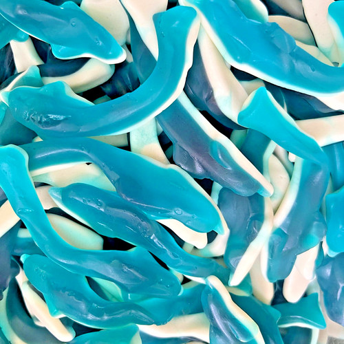 1kg large blue jelly - 1kg, sharks