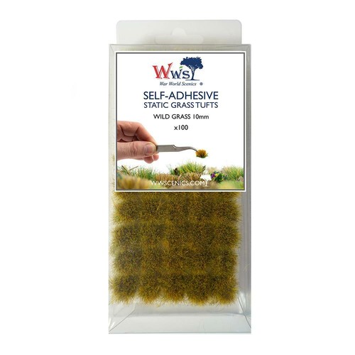 10mm static grass tufts 100 - static,