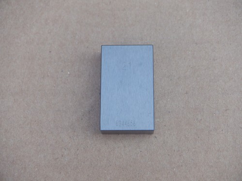 21mm carbide slip gauge - 21mm, no