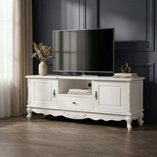 SECONDS French White TV Unit