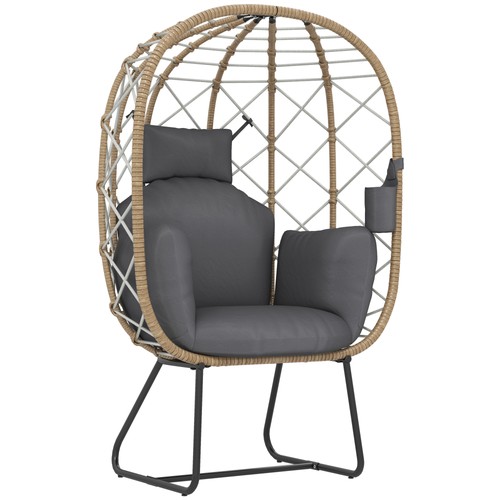 Outsunny rattan garden egg - outsunny,