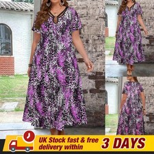 UK Plus Size Women Leopard