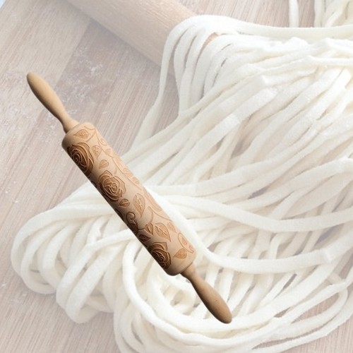 Textured rolling pin - pin, with