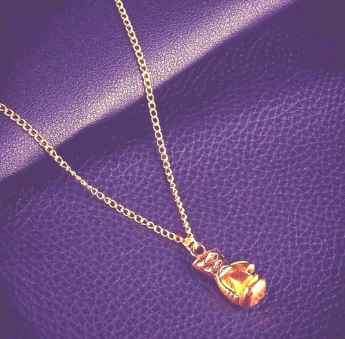 Fashionable gold boxing glove - fashionable,