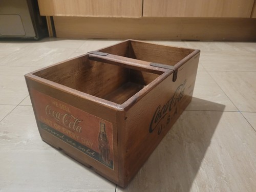 Coca cola wooden crate - coca,