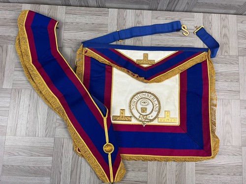 Masonic apron collar - apron, &