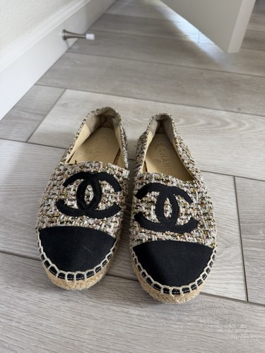 Chanel espadrilles women size - chanel,