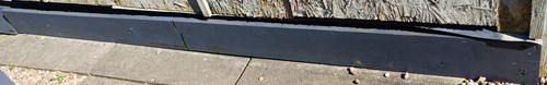 Wooden sleepers painted dark - sleepers,