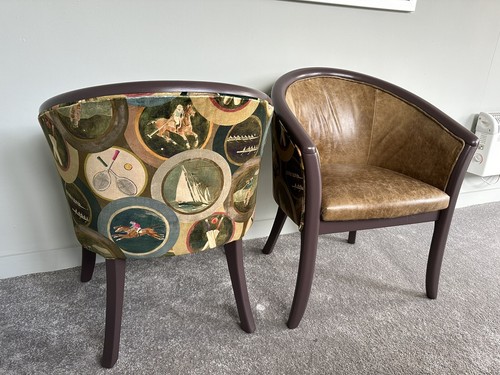Vintage tub chair upholstered - vintage,