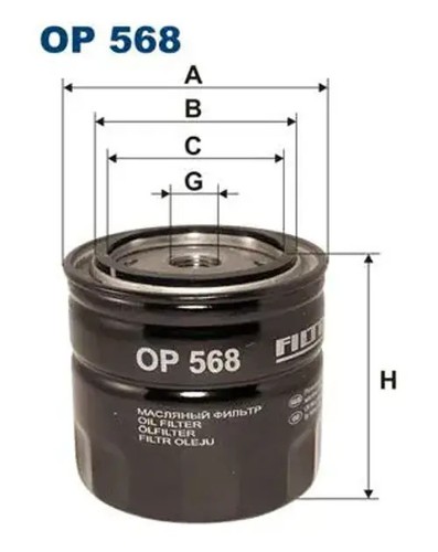 Oil filter spin - filter, op
