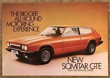 RELIANT SCIMITAR GTE Car Sales Brochure 1976