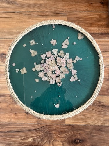 Handmade resin table - handmade,