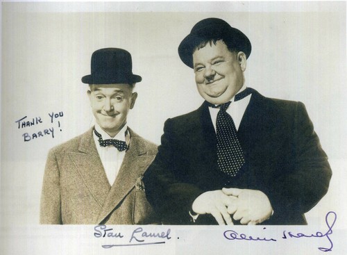 Laurel hardy signed - laurel,