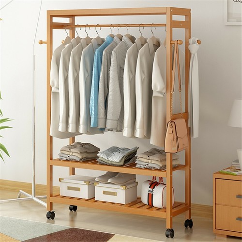 Strong wooden clothes rail - strong,