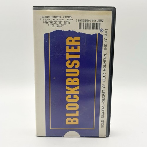 Blockbuster rental clamshell - blockbuster,