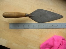 VINTAGE 7.5" BRICKLAYERS TROWEL  J TYZACK & SON SHEFFIELD FINE DEEP MARKINGS