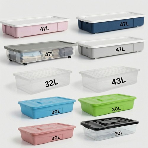Plastic underbed storage - underbed, box