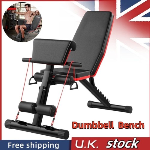 Foldable dumbbell weight - weight, bench