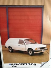 The Peugeot 305 Van Range Car Sales Info Brochure Collectible 1982