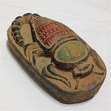 Egyptian Scorpion Figurine – Antique Style Stone Pharaoh Decor Collectible