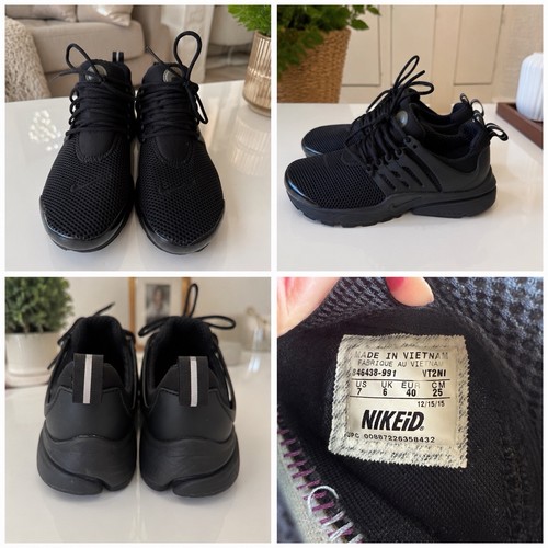 Nike air presto black trainers - presto,