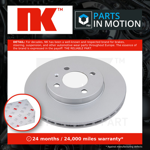 Brake discs pair vented - pair,