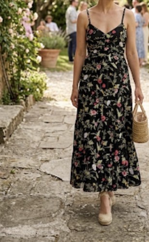 Zara black midi dress size - zara,