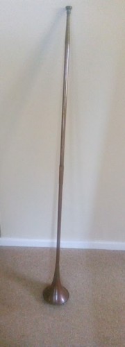 Victorian copper hunting horn - hunting,