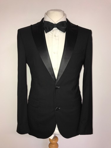 Dkny slim fit black wool - dkny,