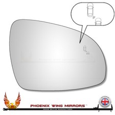 Right Drivers Side For Kia Sportage 2016-2021 Convex Wing Door Mirror Glass BSD