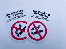 Two No Smoking or Vaping
