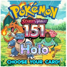 Pokemon Scarlet & Violet 151: Choose Your Rare Holo Cards - NM