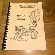 Ausa 150-DA /108-DA dumper workshop Manual Spanish Copy * We Print 4 U *